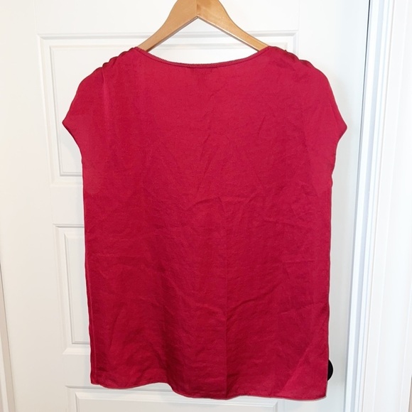 Talbots Maroon Color Blouse - Picture 3 of 3
